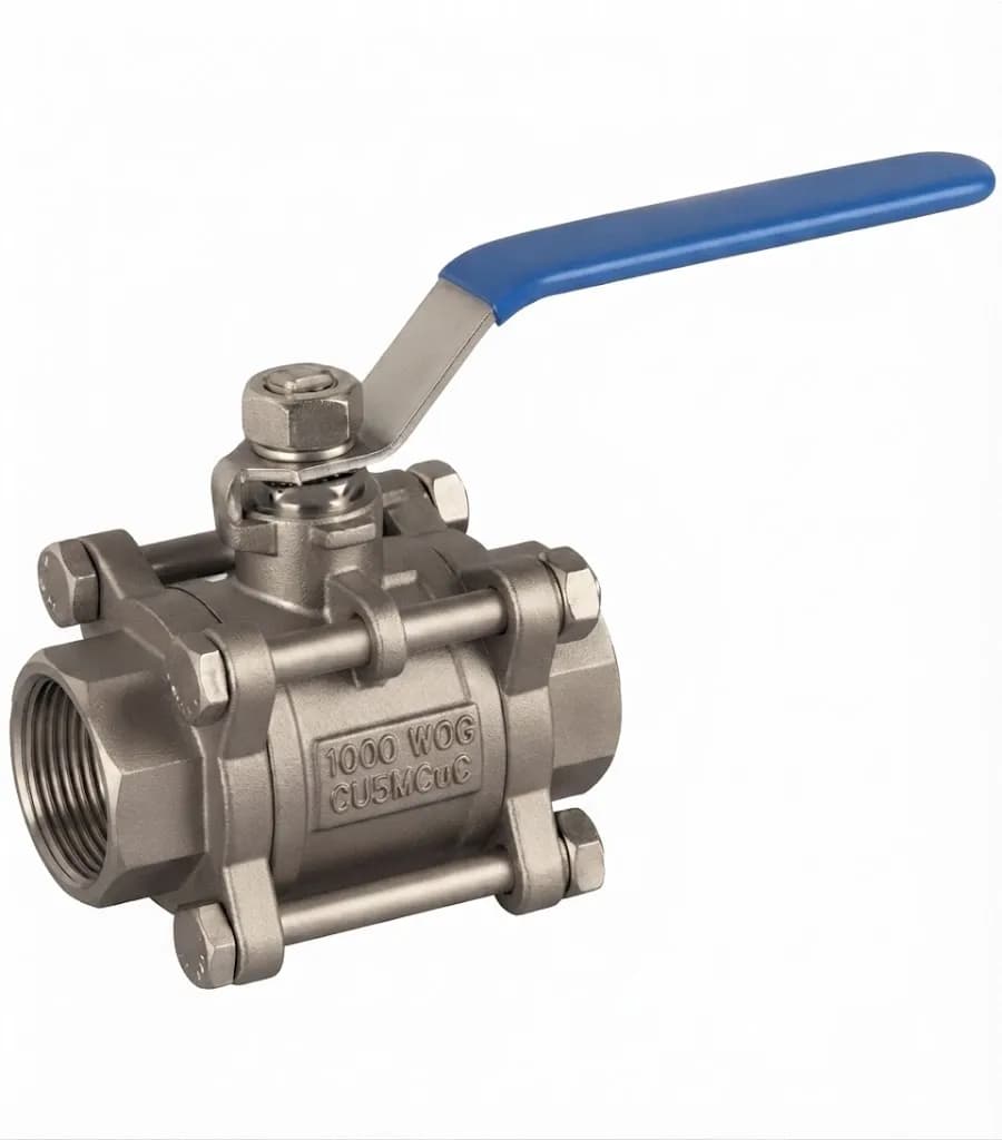 Incoloy 3-Piece Ball Valve