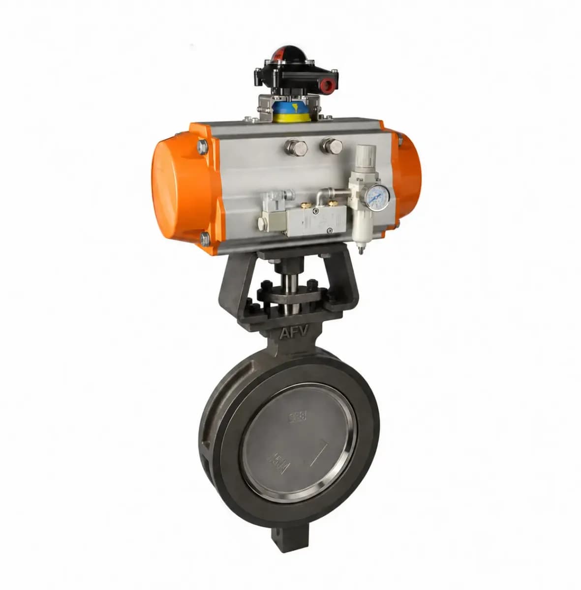 Pneumatic Actuated Flanged Butterfly Valve
