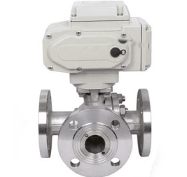 Electric Actuated 3-Way Ball Valve