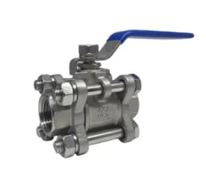 Hastelloy C276 3-Piece Screwed Ball Valve
