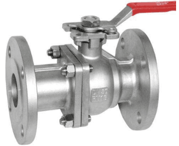 Titanium Gr 2 2pc Flanged Ball Valve