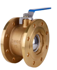 Brass Flanged Ball Valve