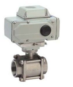 Electric Actuated Three Piece Ball Valve