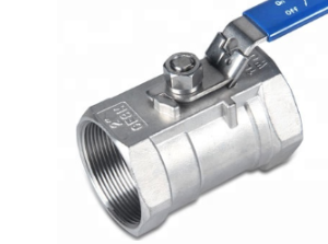 Hastelloy C276 2 Piece Screwed Ball Valve